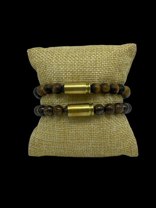 9MM casings with Tigers Eye