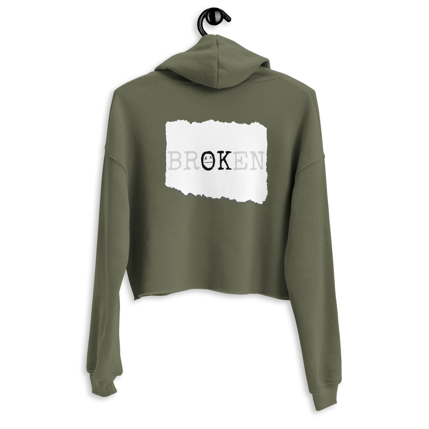 Broken Crop Hoodie